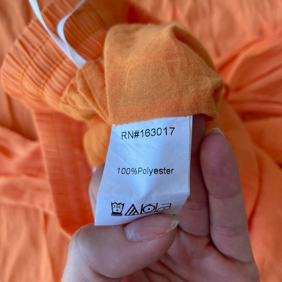 NWOT princess polly matching orange summer set sz 2 - Picture 6 of 6